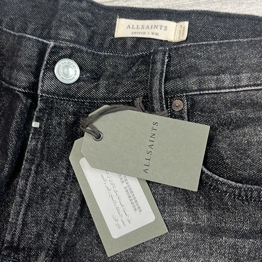 All saints Switch Skinny Short Size 36. NWT - Picture 6 of 10